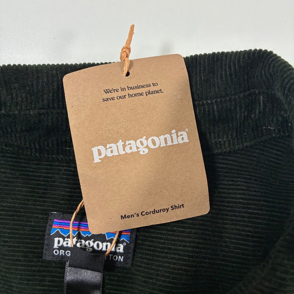NEW Patagonia Corduroy Shirt 2XL Old Growth Green Shacket 42445 OLGG - Picture 3 of 10